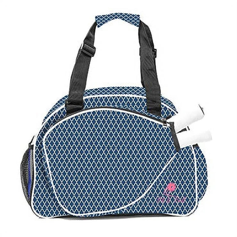 Pik’Le’Ball Women’S Premium Pickleball Bag. the Original Pickleball Tote. Water Bottle Holder, Racquet/Paddle Case, Fits More than 2 Paddles. Athletic Bag, Sling Bag (Blue Classy)