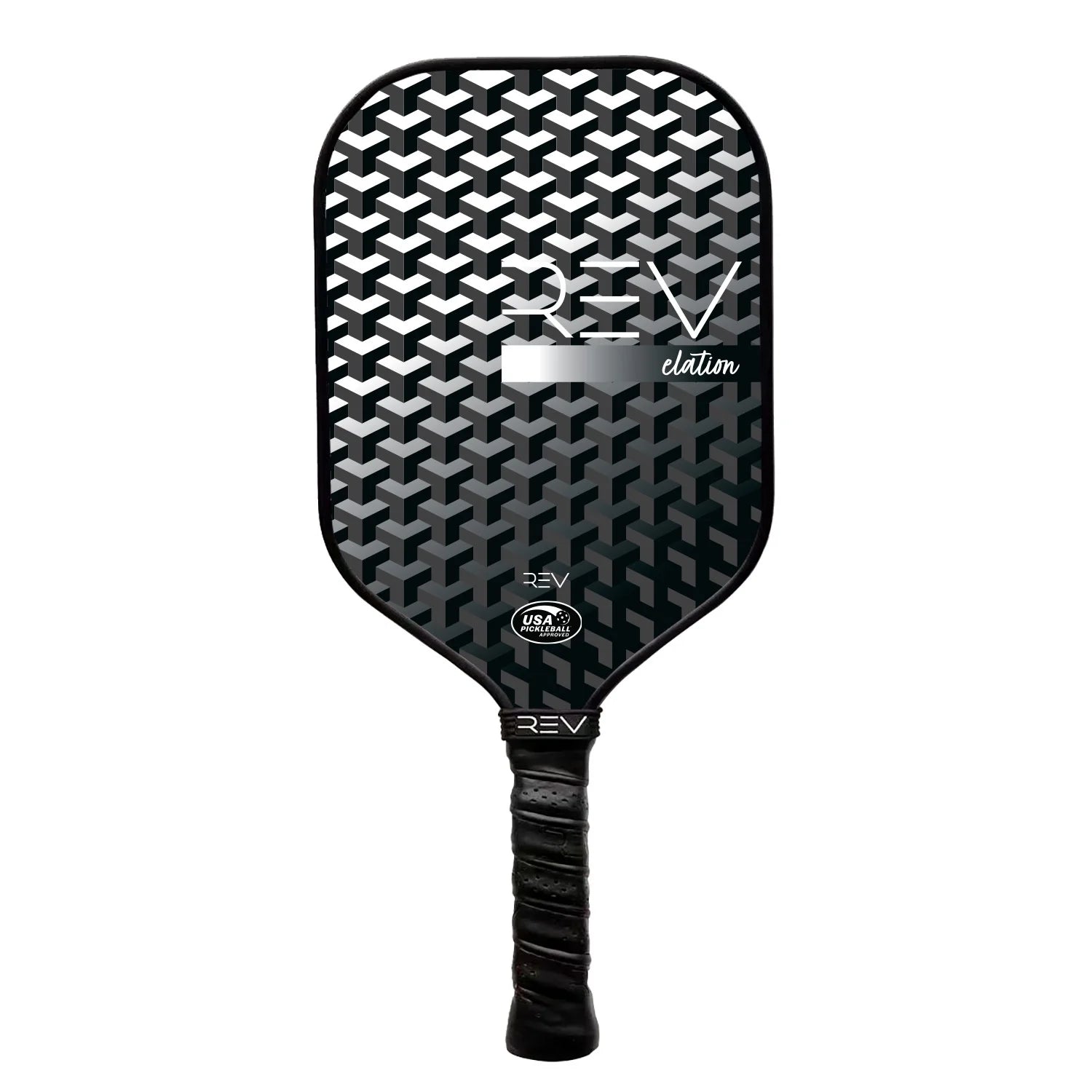 Pickleball Paddles - Pickleball Racket - Honeycomb Core - Fiberglass Face - Elation - White