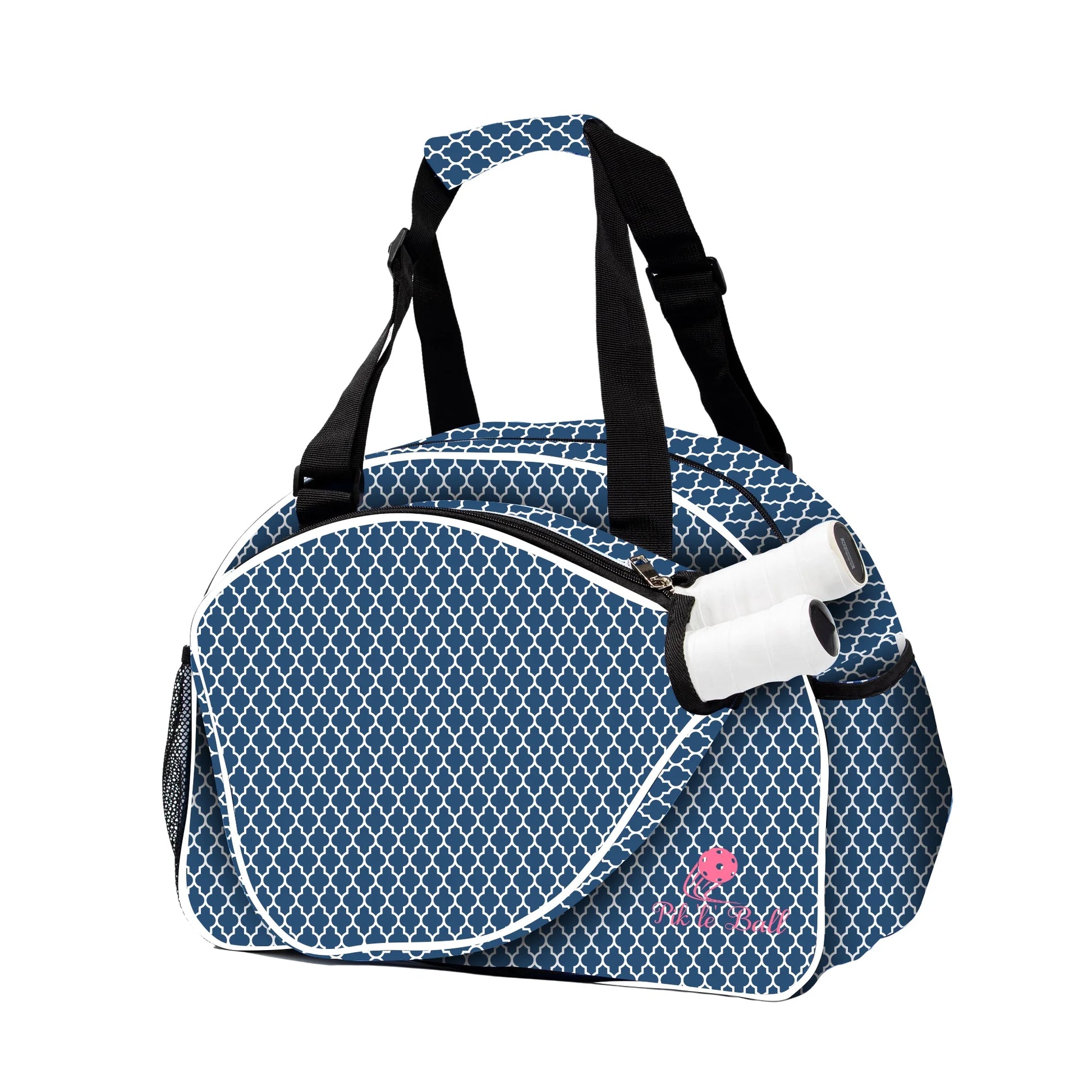 Pik’Le’Ball Women’S Premium Pickleball Bag. the Original Pickleball Tote. Water Bottle Holder, Racquet/Paddle Case, Fits More than 2 Paddles. Athletic Bag, Sling Bag (Blue Classy)