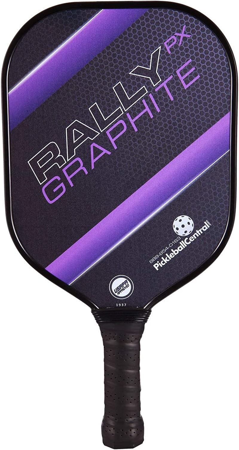 Pickleball Paddle – Rally Graphite Pickleball Paddle | Composite Honeycomb Core, Graphite Carbon Fiber Face | Lightweight | Pickleball Sets, Pickleballs, Paddle Covers Available | USAPA Approved