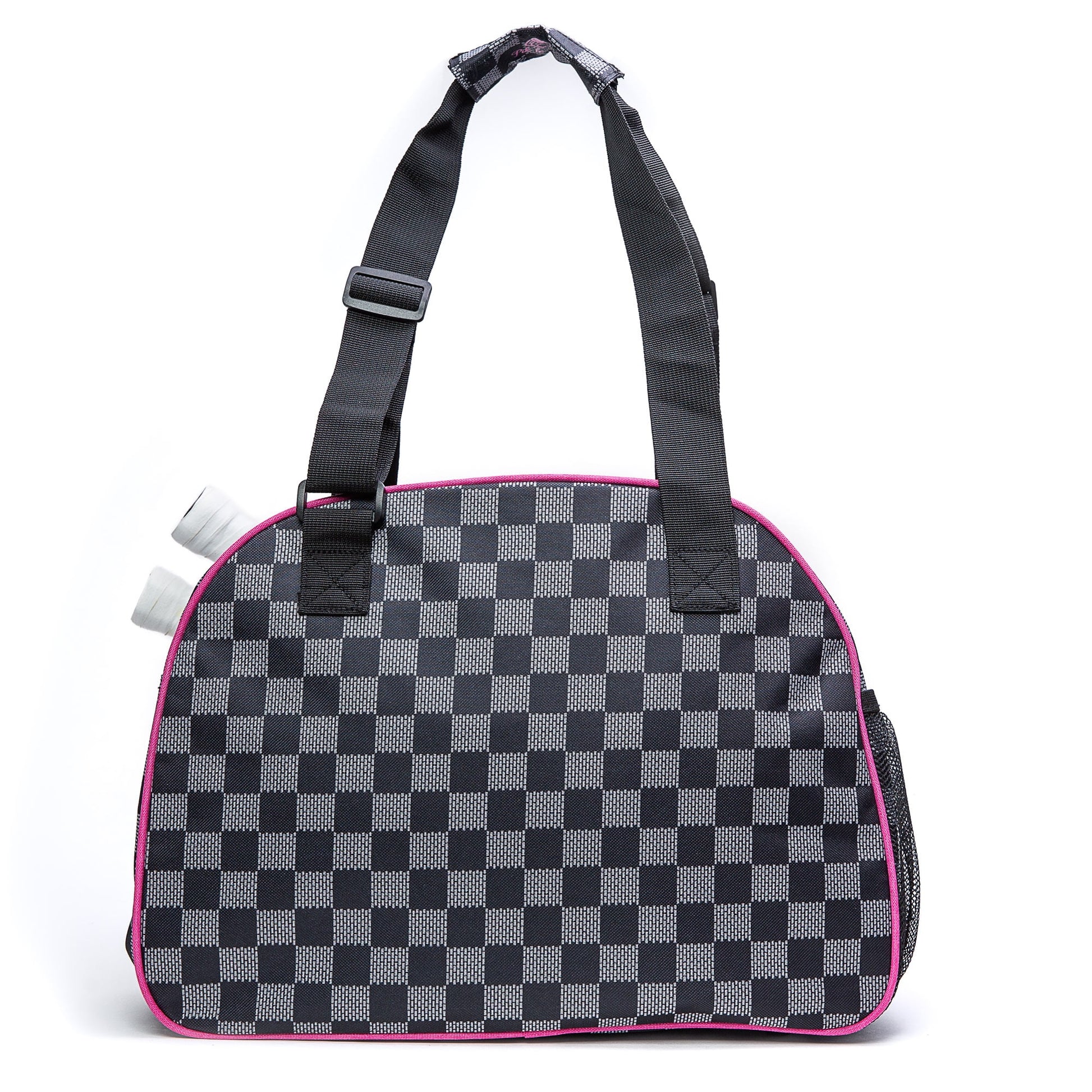 Pik’Le’Ball Women’S Premium Pickleball Bag. the Original Pickleball Tote. Water Bottle Holder, Racquet/Paddle Case, Fits More than 2 Paddles. Athletic Bag, Sling Bag (Pink Checkers)