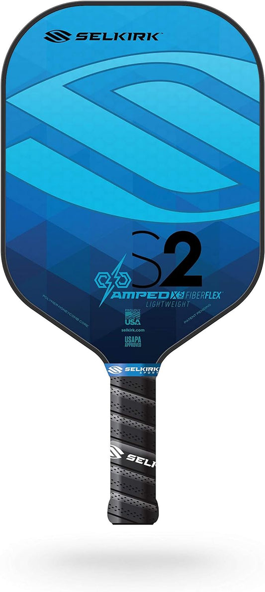 Selkirk Amped Collection Pickleball Paddle | Amped Pro | Amped Control | Pickleball Paddle with Polypropylene X5+ 16Mm Core | Amped Fiberglass Pickleball Rackets