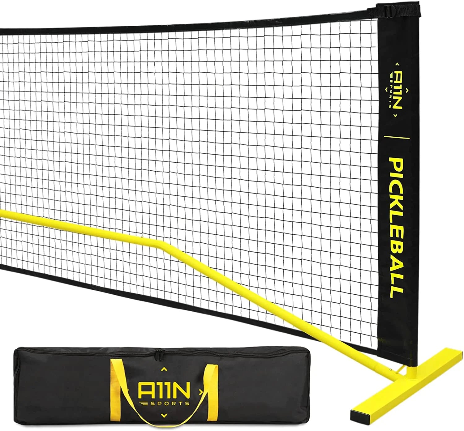 Portable Pickleball Net with Carrying Bag, PE/ Metal, 22Ft