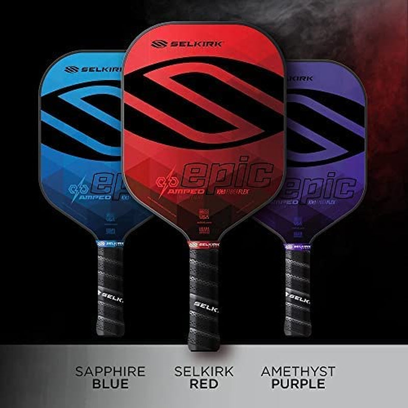 Selkirk Amped Collection Pickleball Paddle | Amped Pro | Amped Control | Pickleball Paddle with Polypropylene X5+ 16Mm Core | Amped Fiberglass Pickleball Rackets