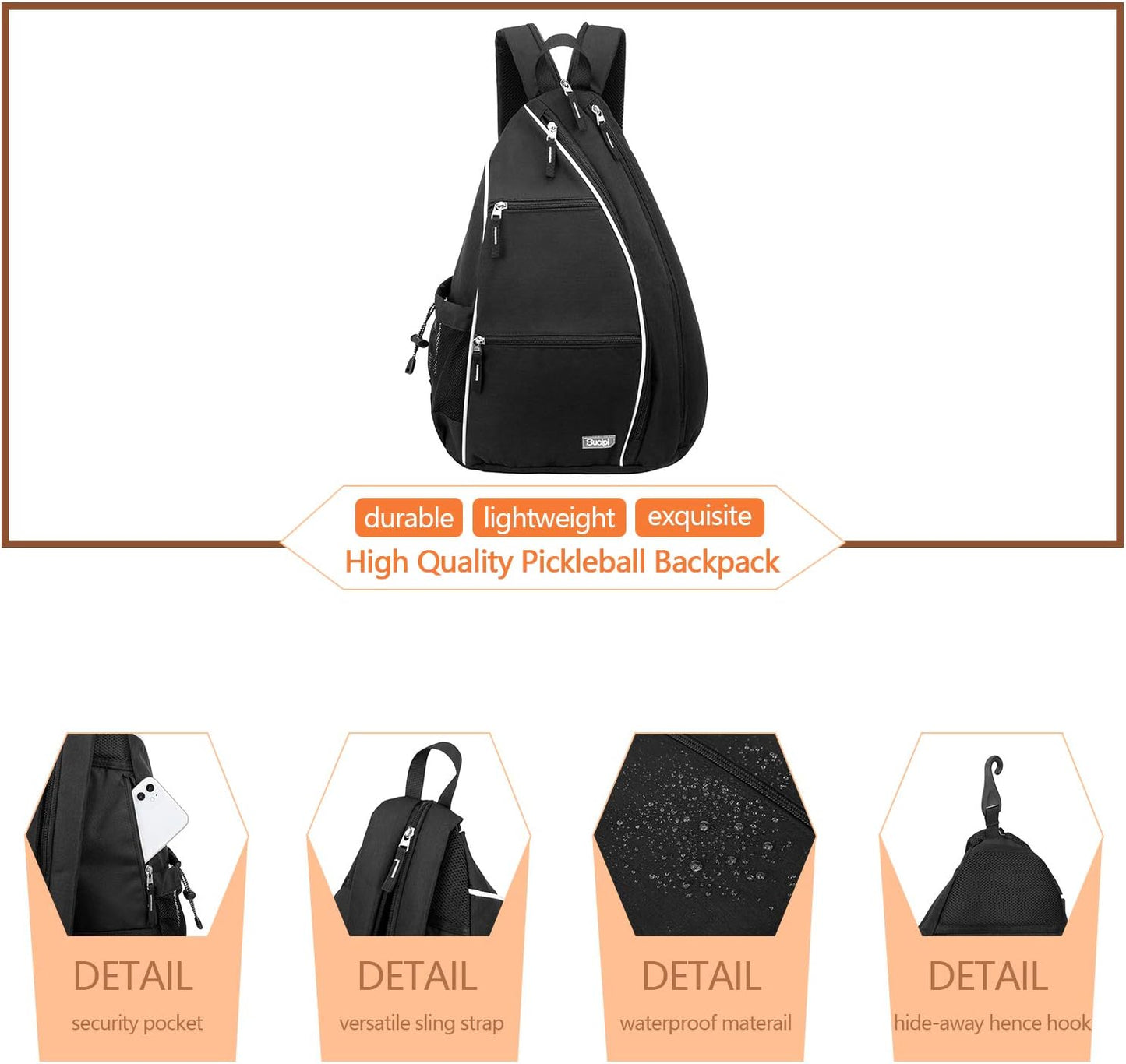 Pickleball Bag for Women Pickleball Backpack Reversible Pickleball Paddle Bag Pickleball Rackets Bags for Ladies